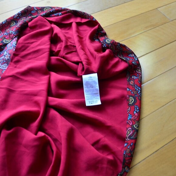 BODEN BECKY MIDI WRAP DRESS Winterberry Exotic Floral Size US 8R - Picture 10 of 15